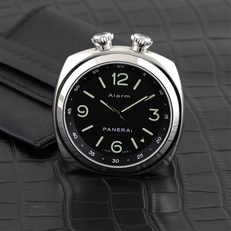 panerai quartz travel alarm clock|PANERAI Travel Alarm Clock, Ref. OP6599, PAM00173, case.